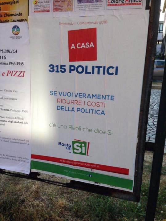 ridurre politici