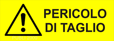 pericolo di taglio